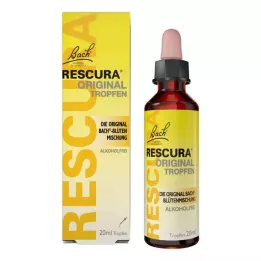 BACHBLÜTEN Original Rescura kapky bez alkoholu, 20 ml