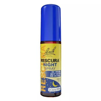 BACHBLÜTEN Originální noční sprej Rescura s alkoholem, 20 ml