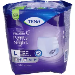 TENA PANTS noční jednorázové kalhoty super L, 10 ks