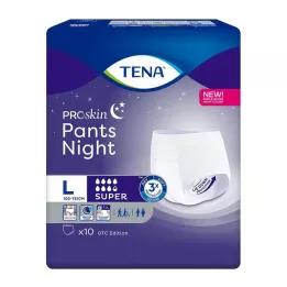 TENA PANTS noční jednorázové kalhoty super L, 10 ks