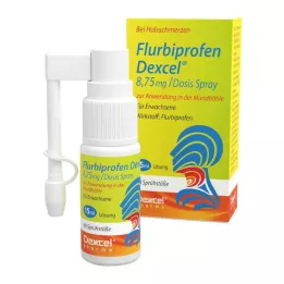 FLURBIPROFEN Dexcel 8,75 mg/dos.sprej do dutiny ústní, 15 ml