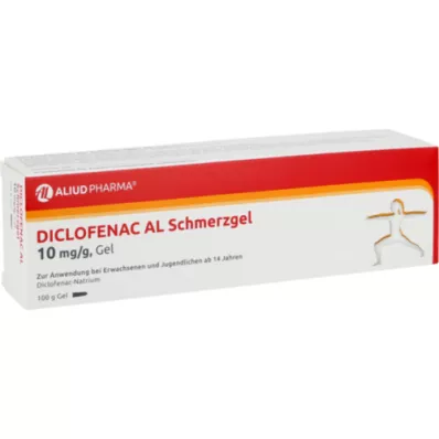 DICLOFENAC AL Gel proti bolesti 10 mg/g, 100 g