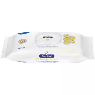 BACILLOL 30 Sensitive Tissues Flow-Pack, 40 ks