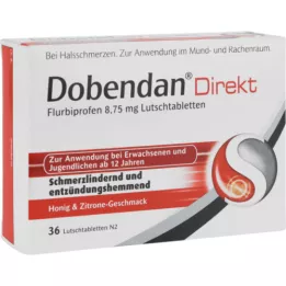 DOBENDAN Přímá pastilka Flurbiprofen 8,75 mg, 36 ks