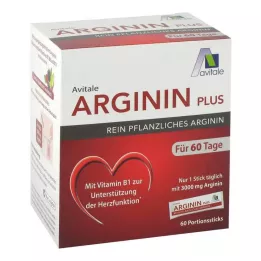 ARGININ PLUS Tyčinky s vitamínem B1+B6+B12+kyselina listová, 60X5,9 g
