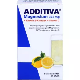 ADDITIVA Hořčík 375 mg+komplex vitamínů B+Vit.C, 20X6 g