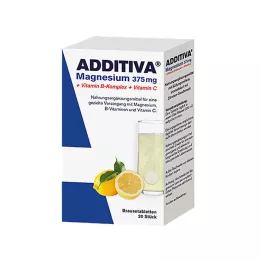 ADDITIVA Hořčík 375 mg+komplex vitamínů B+Vit.C, 20X6 g