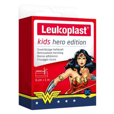 LEUKOPLAST dětský sádrový hrdina Wonder Woman 6 cmx1m, 1 ks