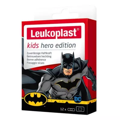 Leukoplast dětské proužky hrdina Batman mix, 12 ks Leukoplast dětské proužky hrdina Batman mix, 12 ks