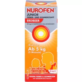 NUROFEN Junior Fever and Pain Juice Jahoda 40 mg/ml, 100 ml