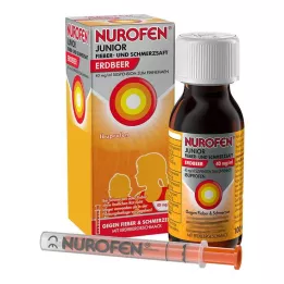 NUROFEN Junior Fever and Pain Juice Jahoda 40 mg/ml, 100 ml