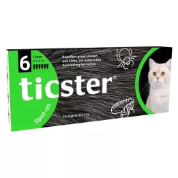 TICSTER Spot-on tekutina pro kočky do 4 kg, 6X0,4 ml