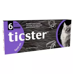 TICSTER Spot-on tekutina pro kočky 4-8 kg, 6X0,8 ml