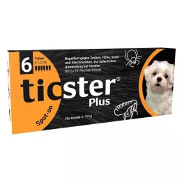 TICSTER Plus Spot-on roztok pro psy 4-10kg, 6X1,2ml