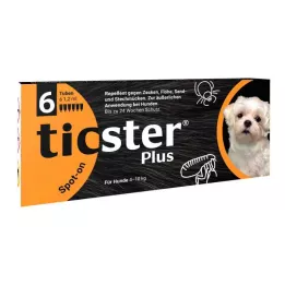 TICSTER Plus Spot-on roztok pro psy 4-10kg, 6X1,2ml