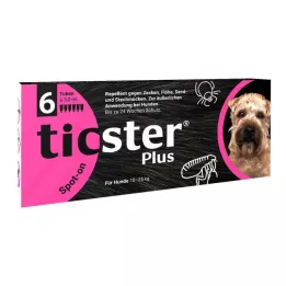 TICSTER Plus Spot-on roztok pro psy 10-25 kg, 6X3 ml