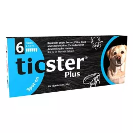 TICSTER Plus Spot-on roztok pro psy nad 25 kg, 6X4,8 ml