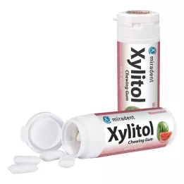 MIRADENT Žvýkačky Xylitol Watermelon, 30 ks