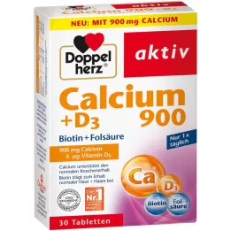 DOPPELHERZ Calcium 900+D3 tablety, 30 ks