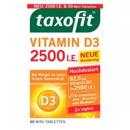 TAXOFIT Vitamin D3 2500 I.U. tablety, 50 ks