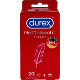 DUREX Klasické kondomy Sensitive, 20 ks
