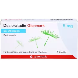 DESLORATADIN Glenmark 5 mg tablety, 7 ks