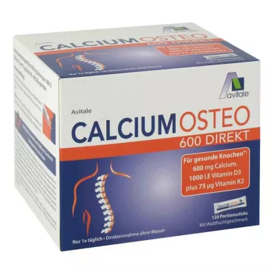 CALCIUM OSTEO 600 tyčinek Direct Portion, 120 ks