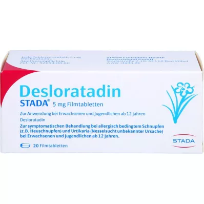 DESLORATADIN STADA 5 mg potahované tablety, 20 ks