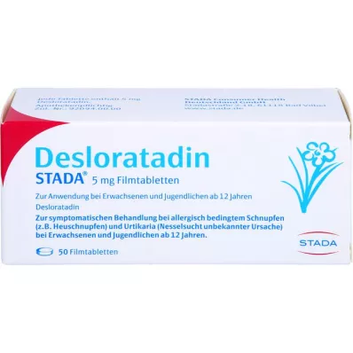 DESLORATADIN STADA 5 mg potahované tablety, 50 ks