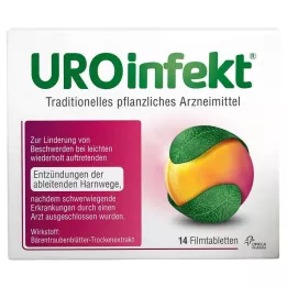 UROINFEKT 864 mg potahované tablety, 14 kusů