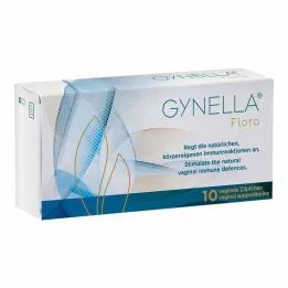 GYNELLA Vaginální čípky Flora, 10 ks