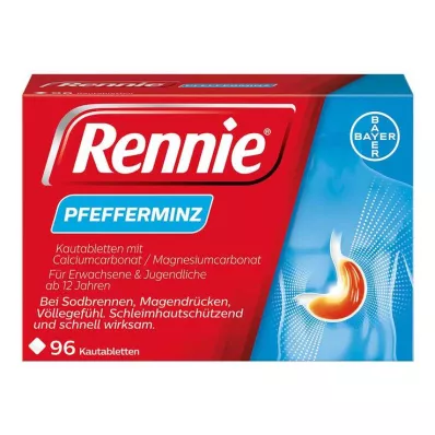 Rennie žvýkací tablety, 96 ks Rennie žvýkací tablety, 96 ks