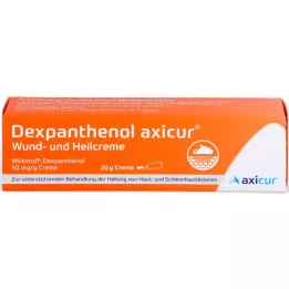 DEXPANTHENOL axicur krém na rány a hojení 50 mg/g, 20 g