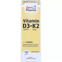VITAMIN D3+K2 MK-7 kapek pro perorální použití, vysoká dávka, 25 ml