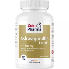 ASHWAGANDHA EXTRAKT 500 mg kapsle, 120 ks