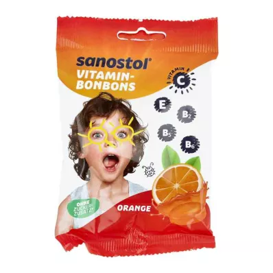 Sanostol vitamínové bonbóny pomeranč (75 g)