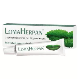 Lomaherpan pečující krém na rty s extraktem z meduňky, 5 ml