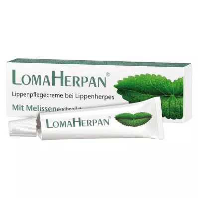 Lomaherpan pečující krém na rty s extraktem z meduňky, 5 ml