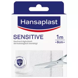 HANSAPLAST Sensitive sádra hypoalergenní 8 cmx1 m, 1 ks
