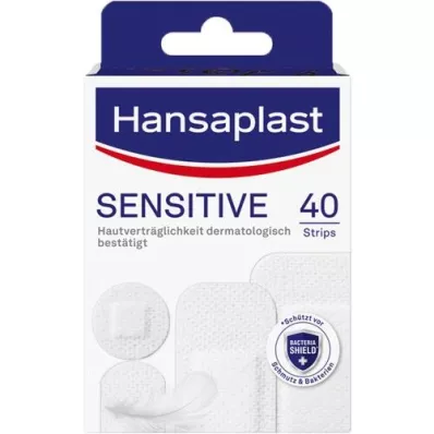 HANSAPLAST Hypoalergenní proužky Sensitive Plaster, 40 ks
