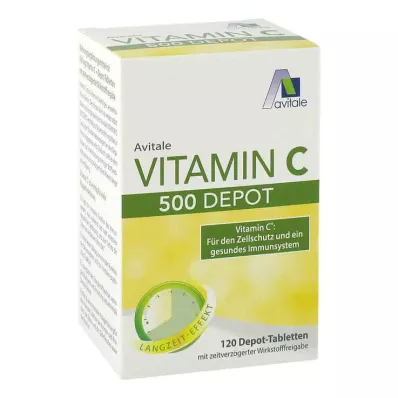 VITAMIN C 500 mg depotní tablety, 120 ks