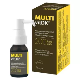 MULTIVITDK Roztok vitaminu D3+K2, 10 ml