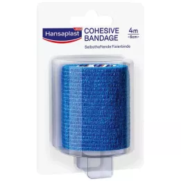 HANSAPLAST Fixační obvaz samolepicí.6 cmx4 m modrý, 1 ks