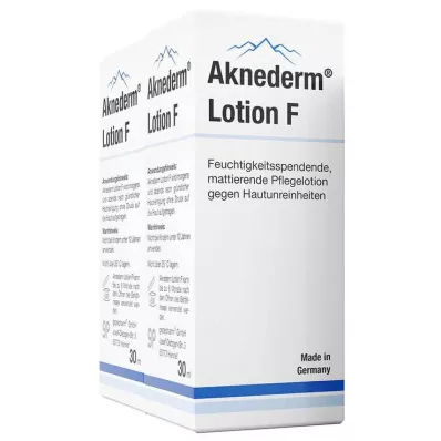 AKNEDERM Lotion F, 2X30 ml