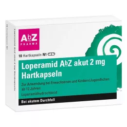 LOPERAMID AbZ akut 2 mg tvrdé tobolky, 10 ks