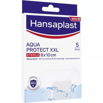HANSAPLAST Aqua Protect obvaz na rány sterilní 8x10 cm, 5 ks