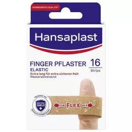 HANSAPLAST Elastické náplastové pásky na prsty, 16 ks
