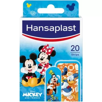 HANSAPLAST Dětské sádrové proužky Mickey &amp; Friends, 20 ks