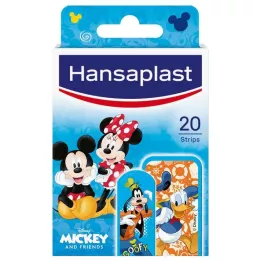 HANSAPLAST Dětské sádrové proužky Mickey &amp; Friends, 20 ks