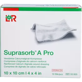 SUPRASORB A Pro Calcium Alginate Compr.10x10 cm, 10 ks